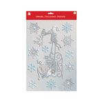 Giftmaker Window Metallic Christmas Stickers Pack of 24 XAPGZ676