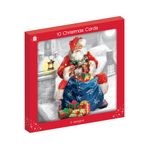 Giftmaker Square Outdoor Santa Cards x10 Pack of 24 XGIMBCC4A803