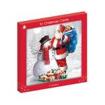 Giftmaker Square Outdoor Santa Cards x10 Pack of 24 XGIMBCC4A803