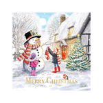 Giftmaker Square Snowman Cards x10 Pack of 24 XGIMBCC4A802