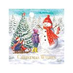 Giftmaker Square Snowman Cards x10 Pack of 24 XGIMBCC4A802
