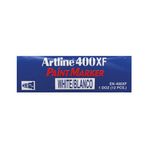 Artline 400 Bullet Tip Paint Marker Medium White (Pack of 12) A400