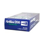 Artline 200 Fineliner Pen Fine Black (Pack of 12) A2001