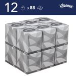 Kleenex Facial Tissues 2-Ply x88 Sheets White Pack of 12 8834