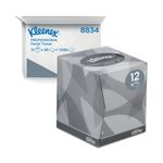 Kleenex Facial Tissues 2-Ply x88 Sheets White Pack of 12 8834