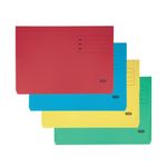 Elba Strongline Document Wallet Bright Manilla Foolscap Assorted (25 Pack) 100090138