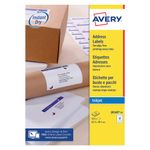 Avery Inkjet Address Labels QuickDRY 63.5x38.1mm 21 Per Sheet White (Pack of 525) J8160-25