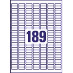Avery Inkjet Mini Labels 189 Per Sheet White (Pack of 4725) J8658-25