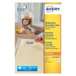 Avery Removable Labels 27 Per Sheet White (Pack of 675) L4737REV-25