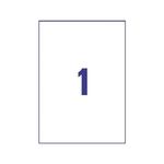 Avery Ultra Heavy Duty Waterproof Labels 209x291mm Pack of 20 B4775-20