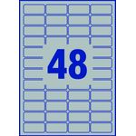 Avery Laser Label H/Duty 48 Per Sheet Silver (Pack of 960) L6009-20