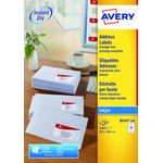 Avery Inkjet Address Labels QuickDRY 99.1x38.1mm 14 Per Sheet White (Pack of 1400) J8163-100