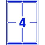 Avery Ultragrip Laser Labels 139x99.1mm White (Pack of 400) L7169-100
