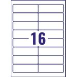 Avery Clear Laser Labels 99x34mm (Pack of 400) L7562-25