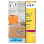 Avery Laser Label 99.1x67.7mm 8 Per Sheet Clear (Pack of 200) L7565-25