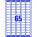 Avery Laser Labels 38.1x21.2mm (Pack of 6500) L7651H
