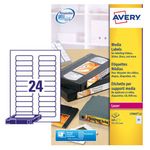 Avery Mini Data Cartridge Label 72x21.1mm White(Pack of 600) L7665-25