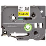 Brother P-Touch TZe Lam Tape Cassette 18mm x 8m Black on Yellow Tape TZES641