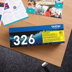 Brother TN-326Y Toner Cartridge High Yield Yellow TN326Y