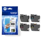 Brother LC421 Inkjet Cartridge CMYK Multipack LC421VAL