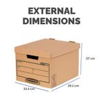 Bankers Box Earth Series Storage Box Standard Brown (Pack of 10) 4470601