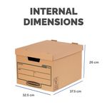 Bankers Box Earth Series Storage Box Standard Brown (Pack of 10) 4470601