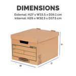 Bankers Box Earth Series Storage Box Standard Brown (Pack of 10) 4470601