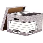 Bankers Box Storage Box Large Grey (Pack of 10) 01810-FFLP