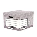 Bankers Box Storage Box Large Grey (Pack of 10) 01810-FFLP