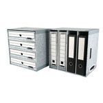 Bankers Box System File Store 4 Drawer Grey (Pack of 5) 01840