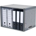 Bankers Box System Stax File Heavy Duty Storage Unit Grey (Pack of 5) 01850