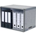 Bankers Box System Stax File Heavy Duty Storage Unit Grey (Pack of 5) 01850