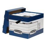 Bankers Box Heavy Duty Ergo Box Blue/White (Pack of 10) 0038801