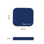 Fellowes Mousepad with Microban Antibacterial Protection Blue 5933805