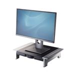 Fellowes Office Suites Standard Height Adjustable Monitor Stand Black/Silver 8031101