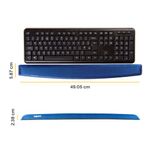 Fellowes Memory Foam Keyboard Wrist Support Sapphire Blue 9178401