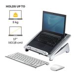Fellowes Office Suites Height Adjustable Laptop Stand Plus Black/Silver 8036701