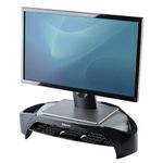 Fellowes Smart Suites Height Adjustable Monitor Riser Black/Silver 8020801
