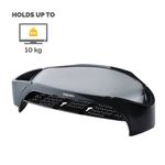 Fellowes Smart Suites Height Adjustable Monitor Riser Black/Silver 8020801