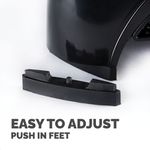 Fellowes Smart Suites Height Adjustable Monitor Riser Black/Silver 8020801