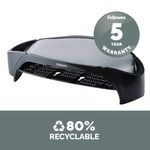 Fellowes Smart Suites Height Adjustable Monitor Riser Black/Silver 8020801