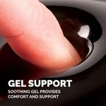 Fellowes Crystal Gel Mouse Pad And Wrist Support Black 9112101