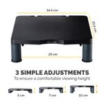 Fellowes Standard Monitor Stand Graphite 9169301