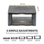 Fellowes Premium Monitor Stand Black 9169401