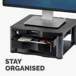 Fellowes Premium Monitor Stand Plus Graphite 9169501