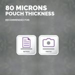 Fellowes Enhance80 Self Adhesive Laminating Pouch A4 160 Micron Total Gloss (Pack of 100) 53022
