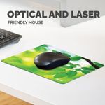 Fellowes Recycled Mouse Mat Leaf Print 5903801