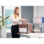 Bankers Box Premium Tall Storage Box Woodgrain (Pack of 5) 7260520