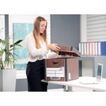 Bankers Box Premium Tall Storage Box Woodgrain (Pack of 5) 7260520