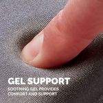 Fellowes Premium Gel Adjustable Keyboard Wrist Support Black 9374201